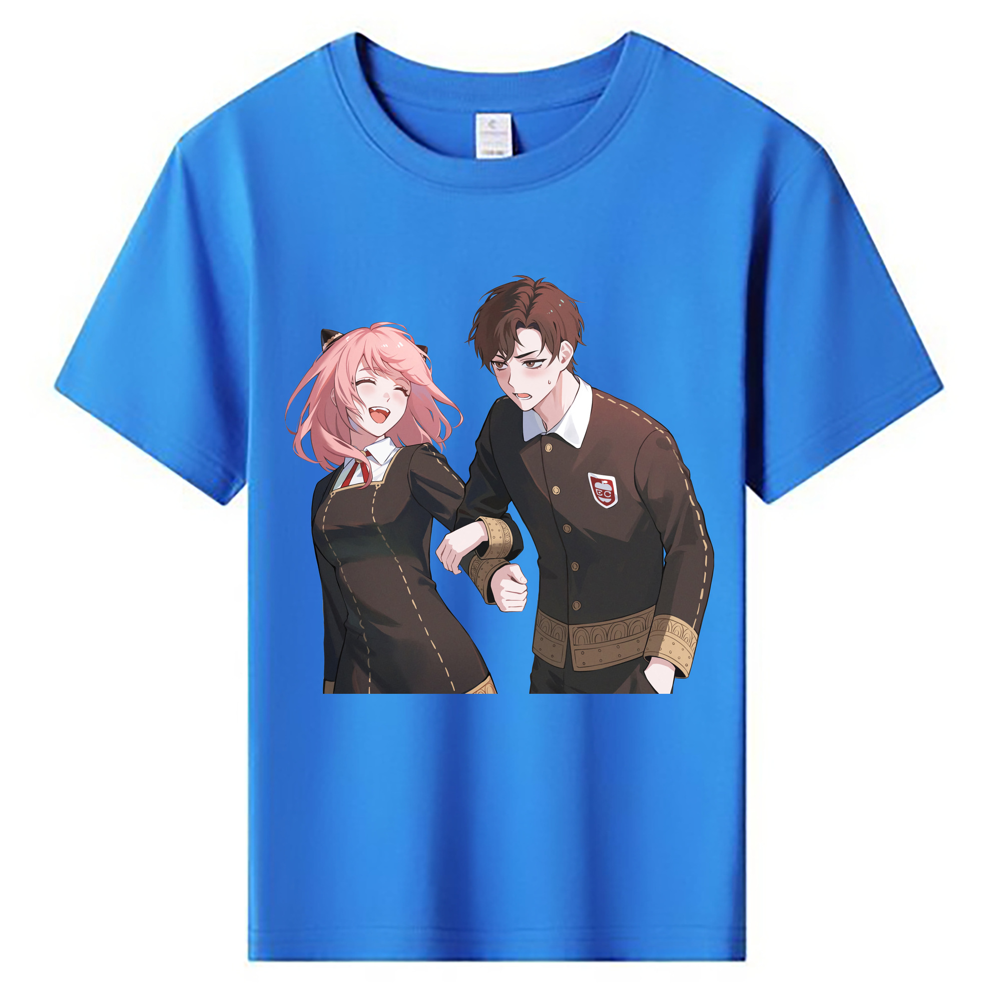 （画像用） SPY×FAMILY间谍家家酒 綿100％キッズTシャツ（フロントプリント）
